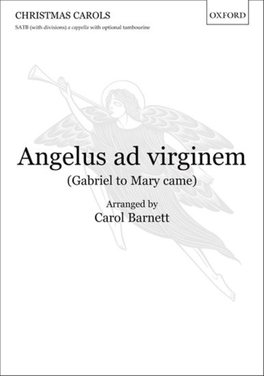 Angelus ad virginem (Gabriel to Mary came) 4-Part scores gallery preview page 1