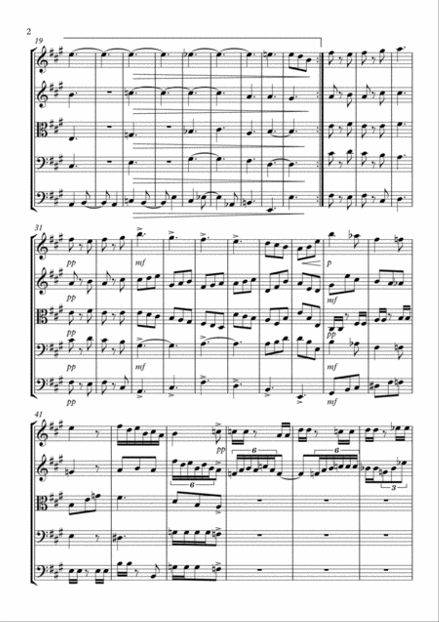 Hijos Hijos String Quintet scores gallery preview page 2