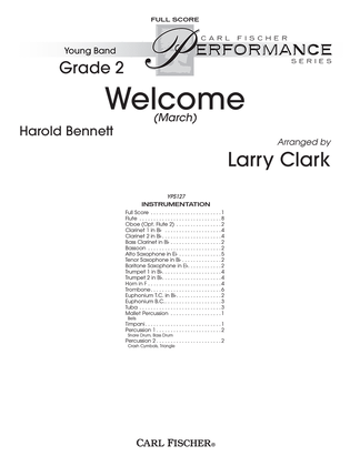 Book cover for Welcome
