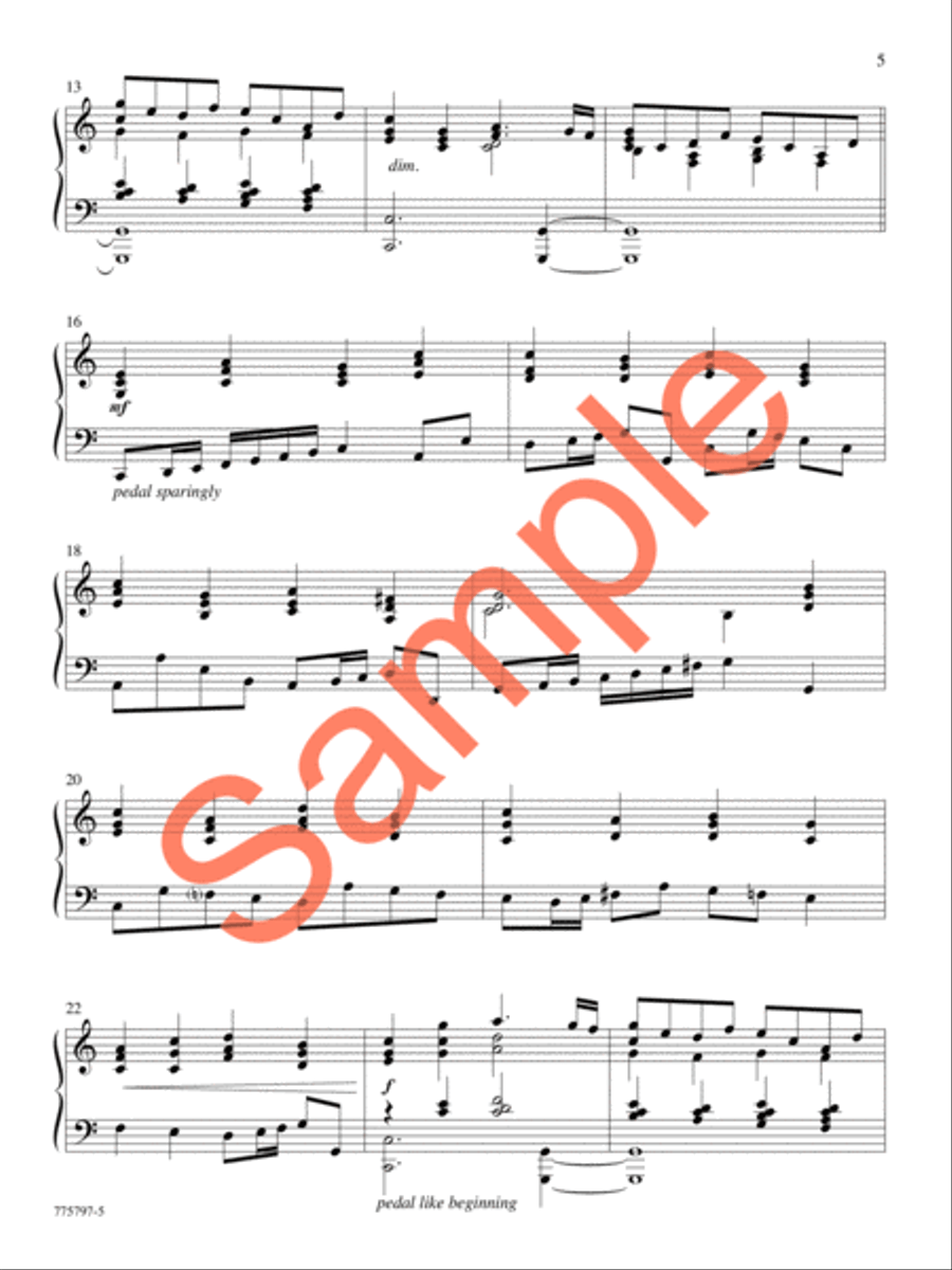A Journey of Faith Piano Solo scores gallery preview page 6
