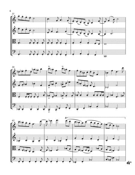String Quartet in C Major Complete Set
