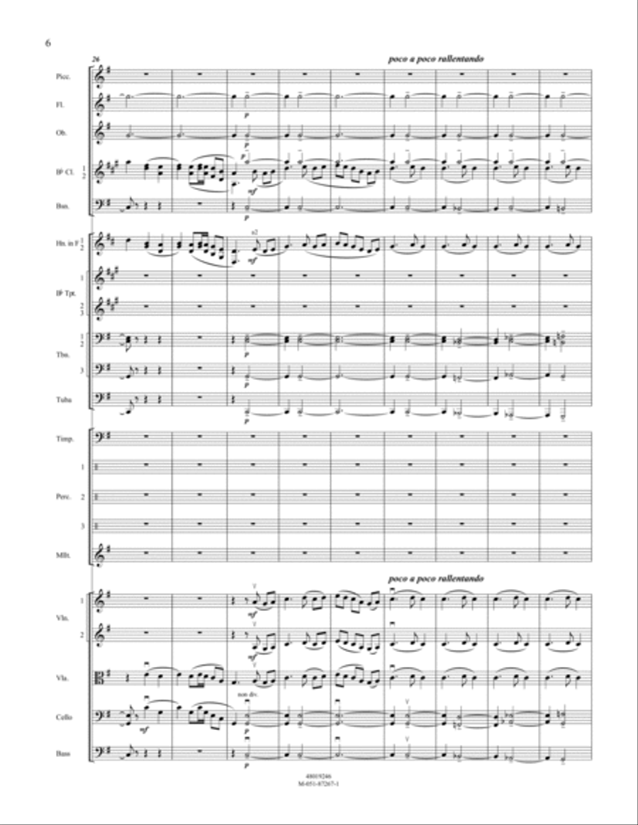 Variations on A Korean Folk Song - Conductor Score (Full Score) Full Orchestra scores gallery preview page 5