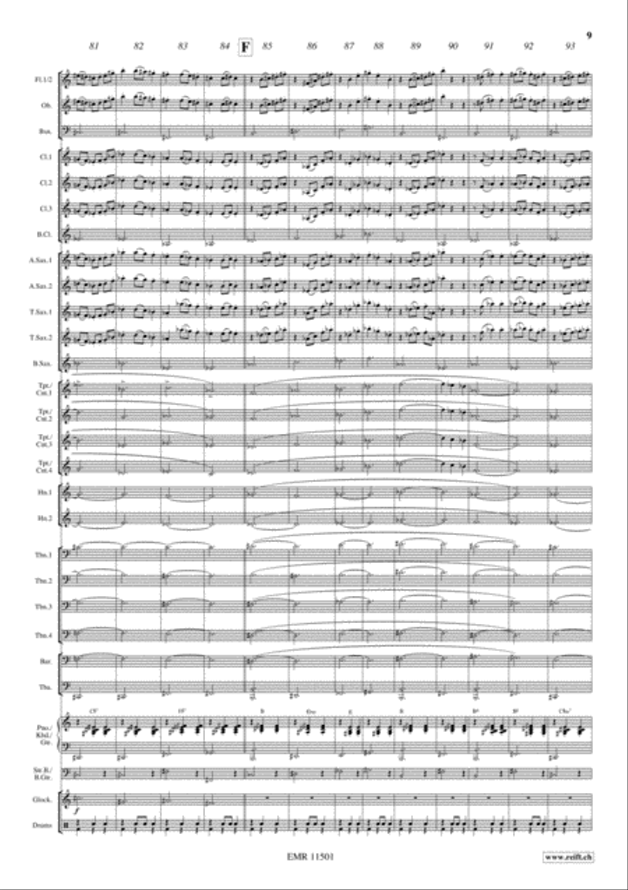 Love In Vienna Concert Band scores gallery preview page 10
