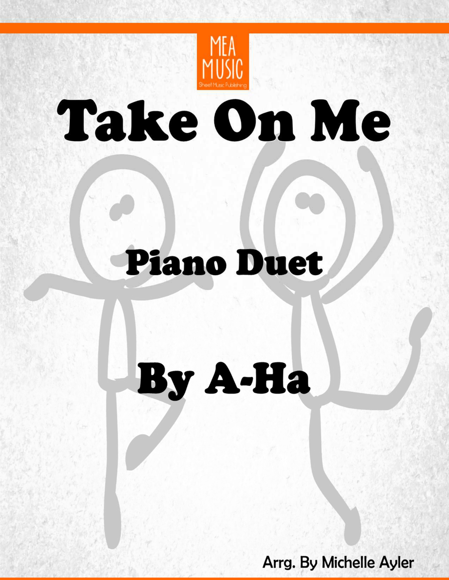 Take On Me 1 Piano, 4-Hands scores gallery preview page 1