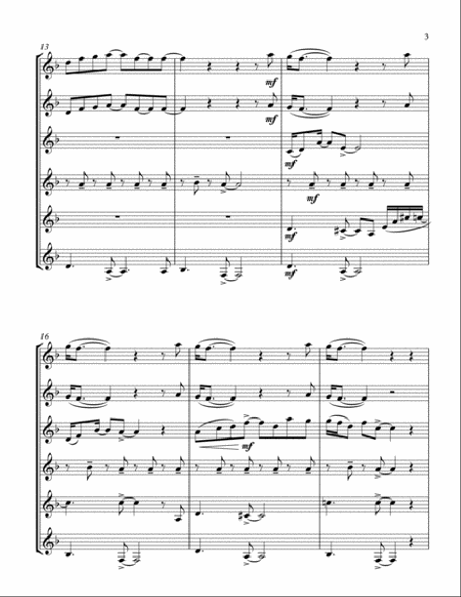 Say It Ain't So Say It Ain't So Woodwind Ensemble scores gallery preview page 3