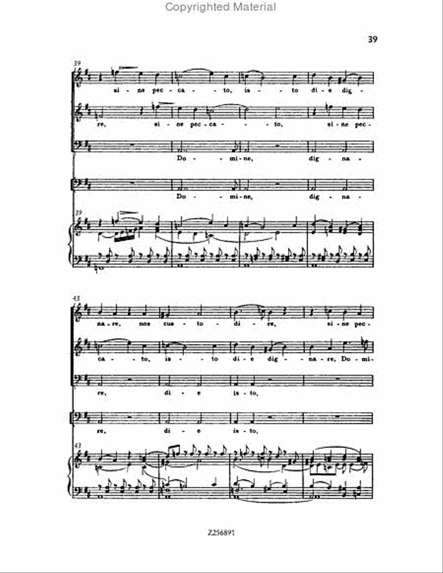 Te Deum, H 118 Choir scores gallery preview page 39