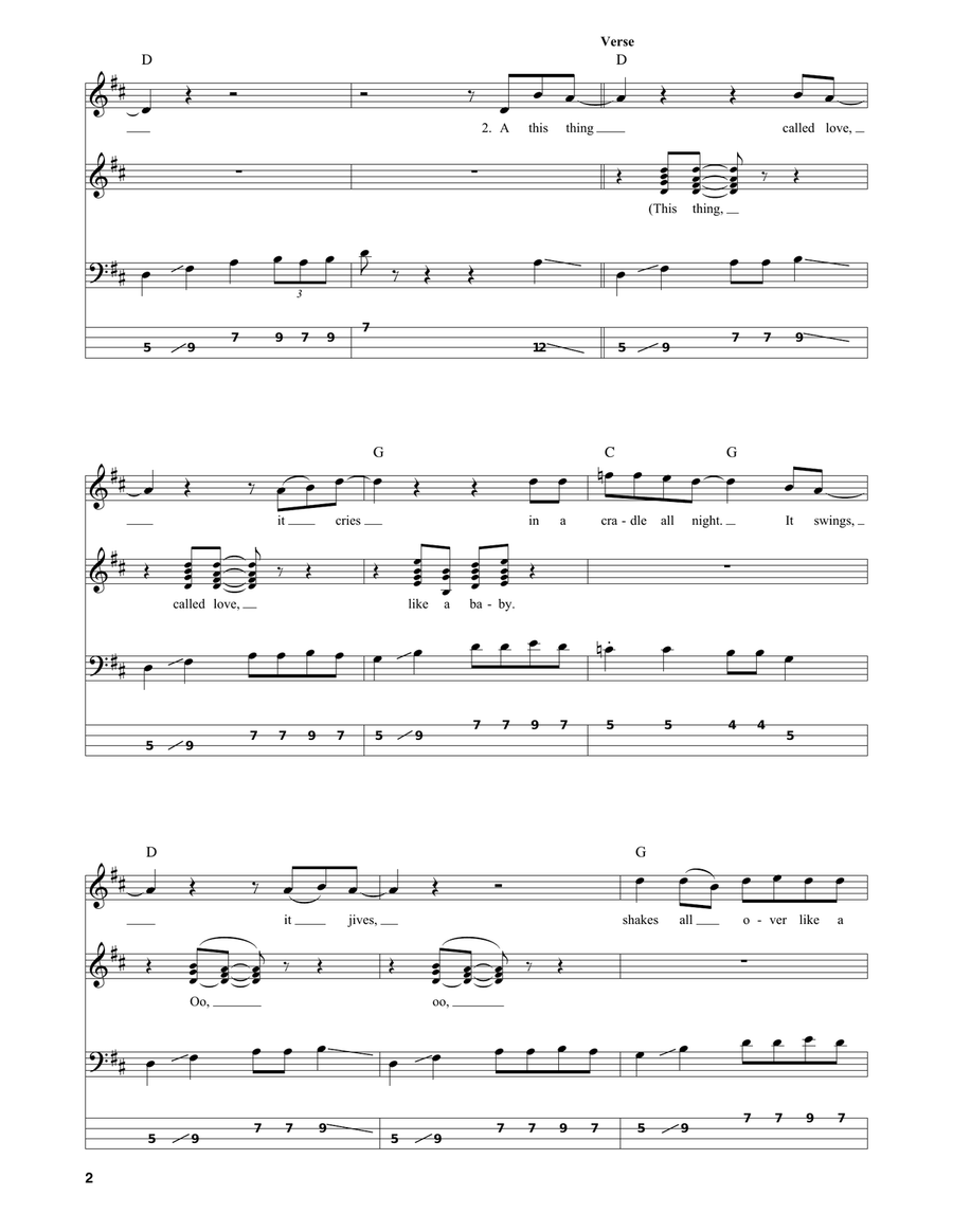 Crazy Little Thing Called Love Acoustic Guitar scores gallery preview page 2