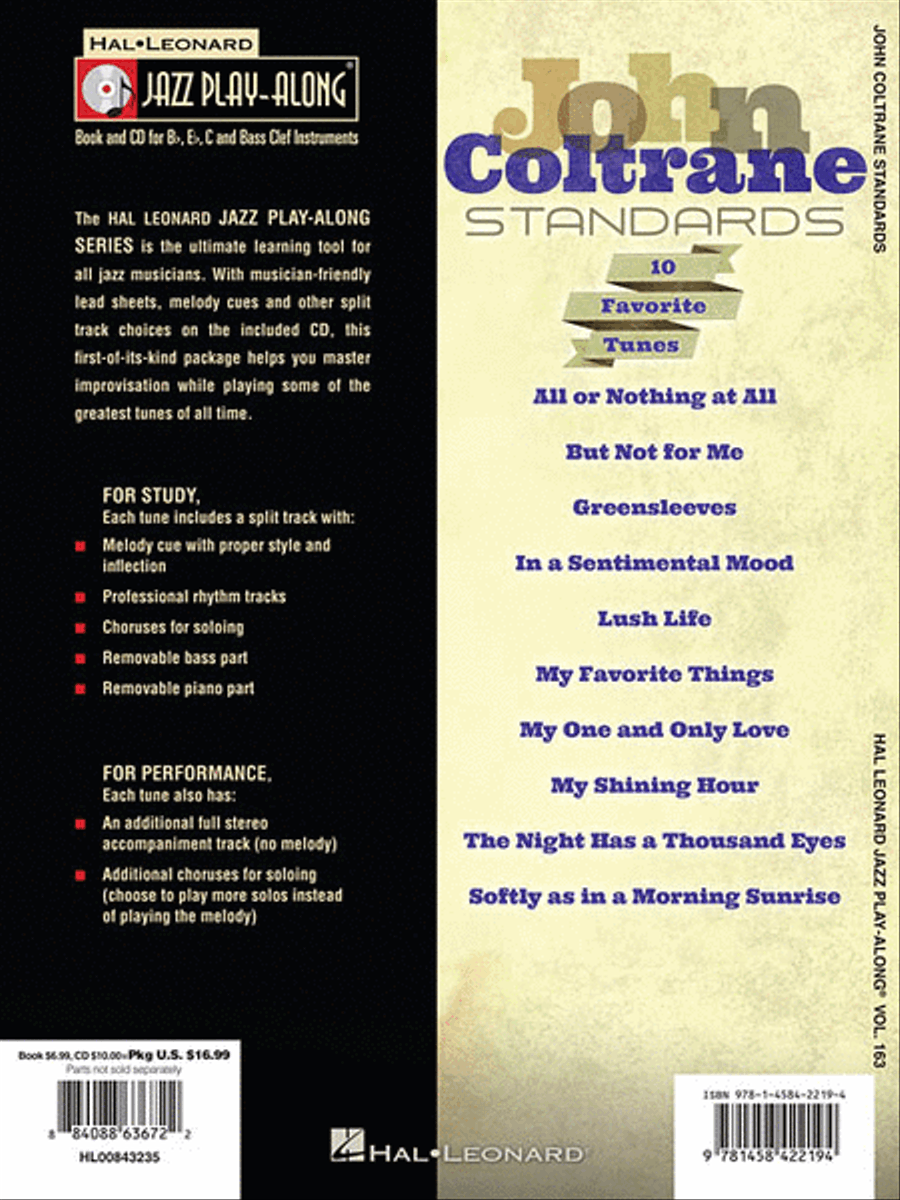 John Coltrane Standards C Instrument scores gallery preview page 2