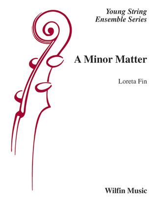 Book cover for A Minor Matter
