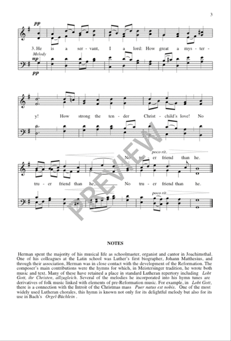 Let All Together Praise Our God 4-Part scores gallery preview page 2