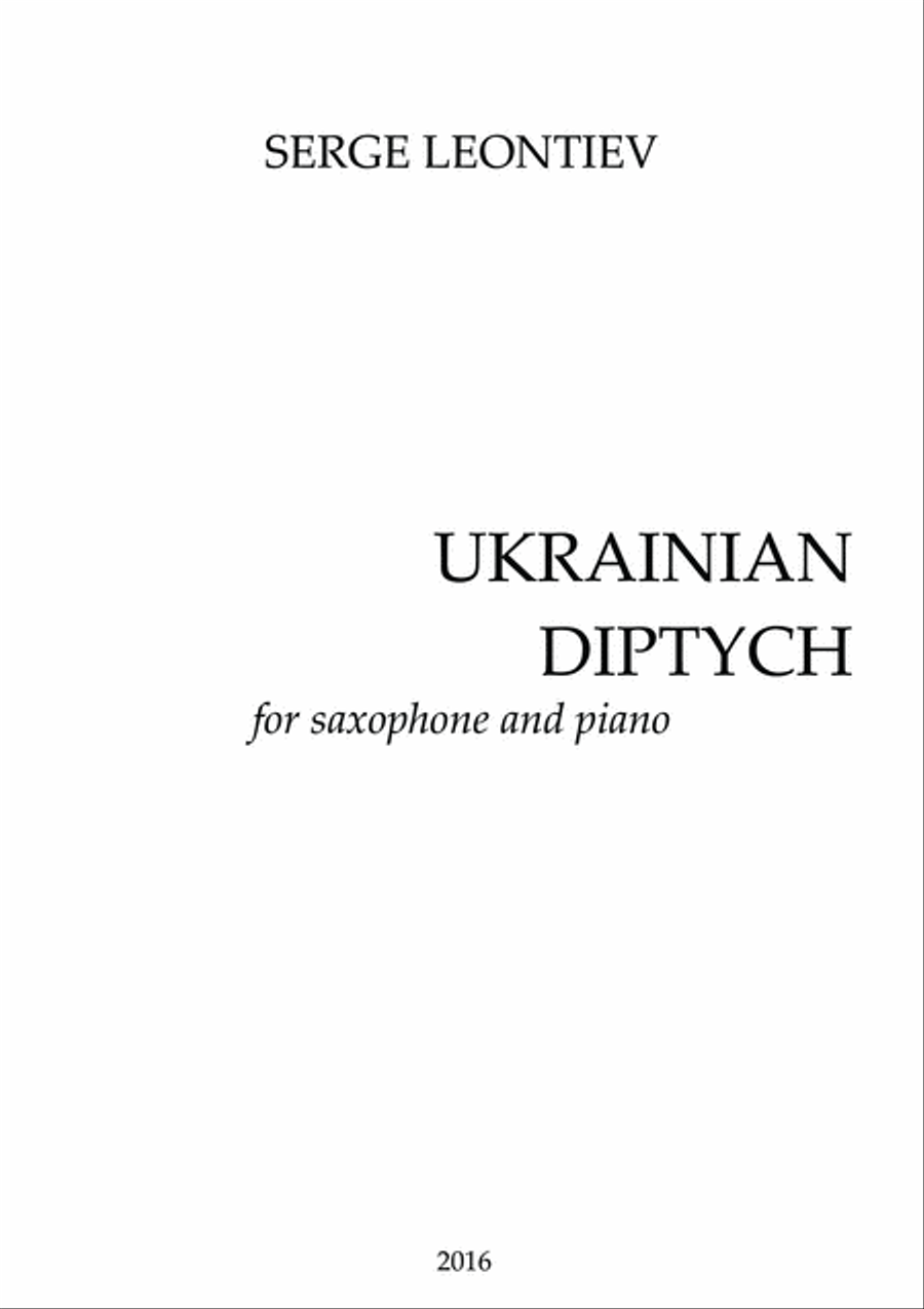 Ukrainian Dyptych Chamber Music scores gallery preview page 3