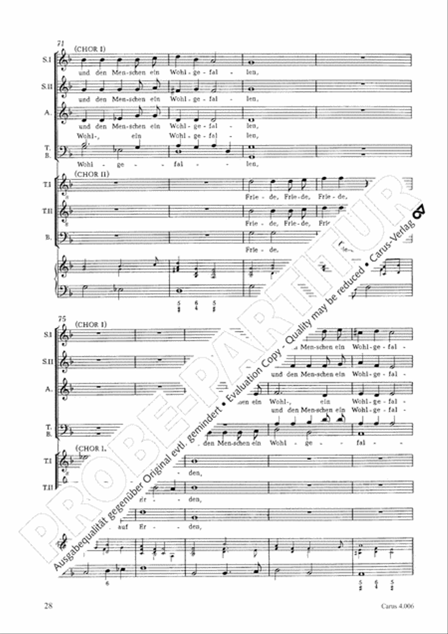 Ten motets Choir scores gallery preview page 30