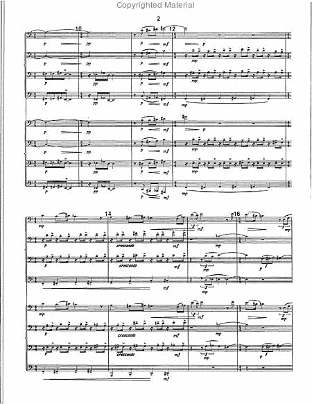 Two Pieces for Tuba/Euphonium Ensemble: Dark Towers, Wind and Wuthering