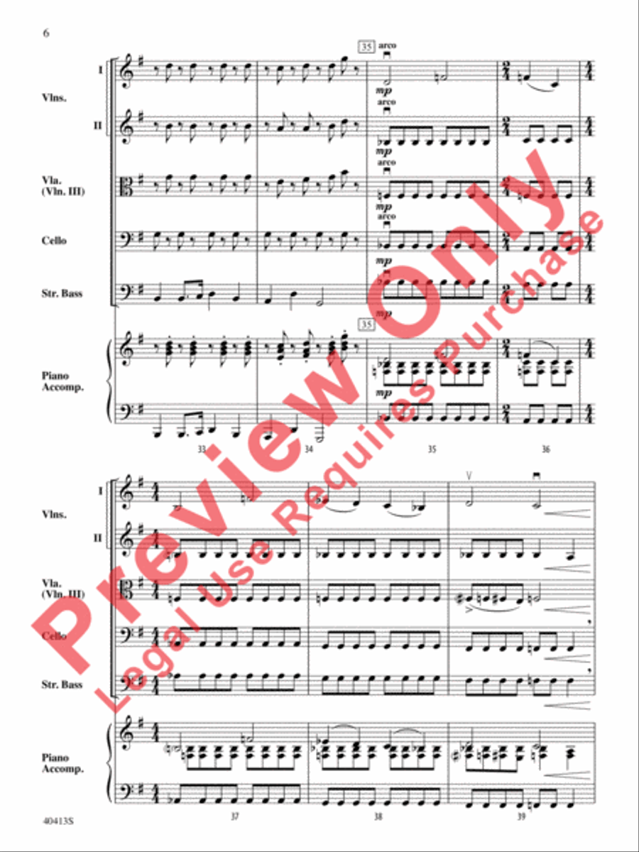 Strolling String Orchestra scores gallery preview page 7
