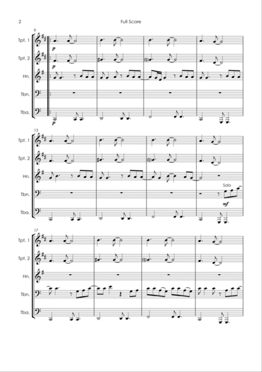 Everything Everything Horn scores gallery preview page 4