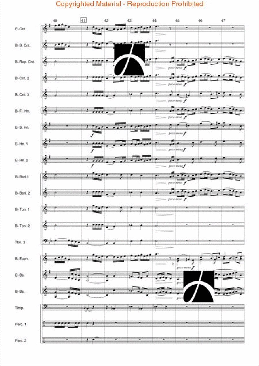 Helios Concert Band scores gallery preview page 7