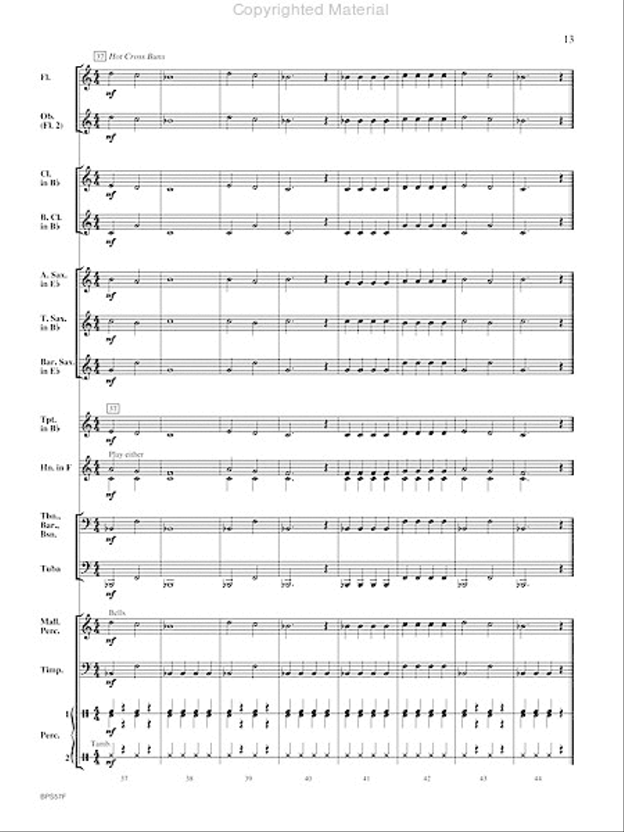 Aunt Rhodie's Diet Aunt Rhodie's Diet Concert Band scores gallery preview page 14