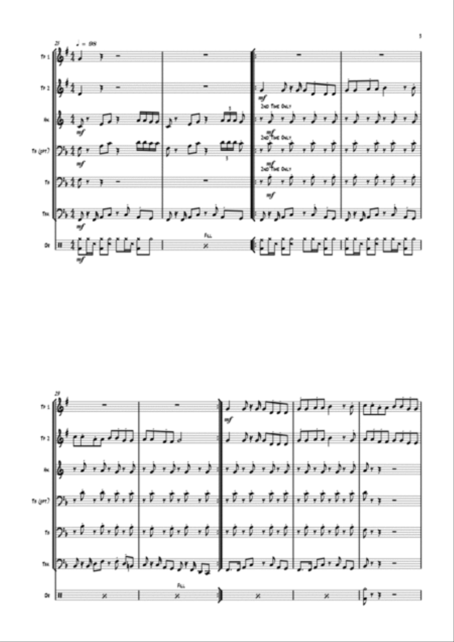 Zehn Kleine Jaegermeister Baritone Horn TC scores gallery preview page 4