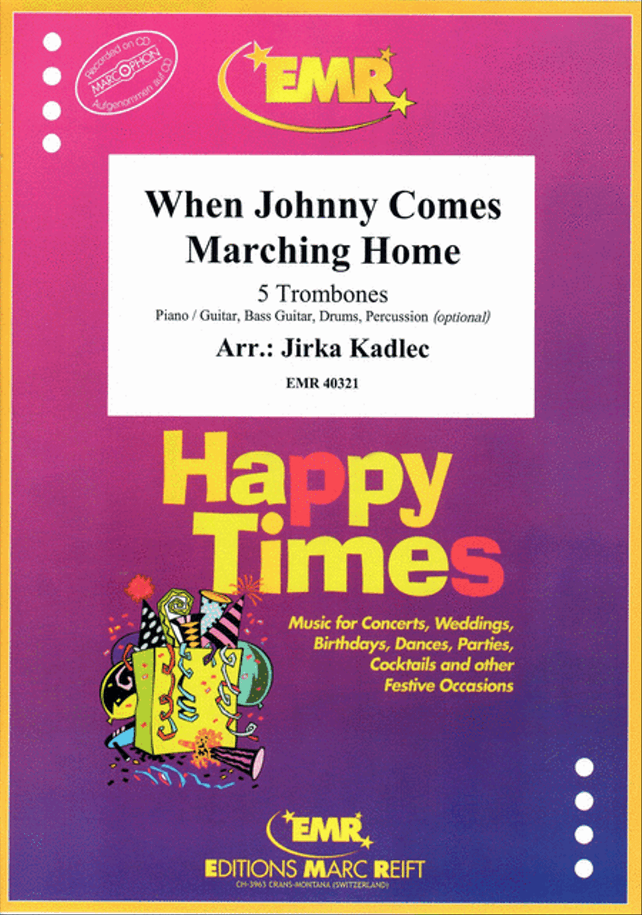 When Johnny Comes Marching Home Trombone scores gallery preview page 1