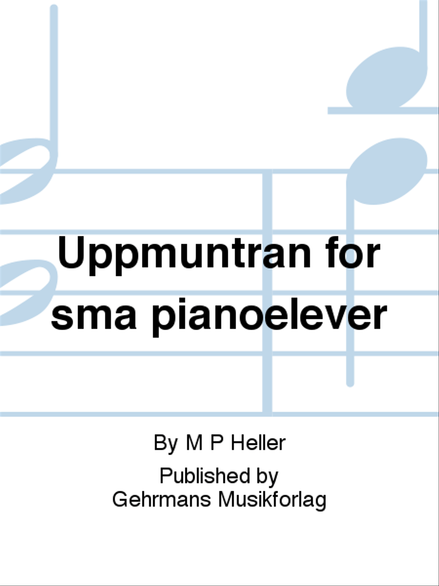 Uppmuntran for sma pianoelever Piano Solo scores gallery preview page 1