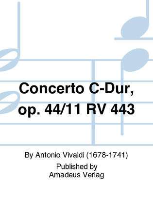 Book cover for Concerto C-Dur op. 44/11 RV 443