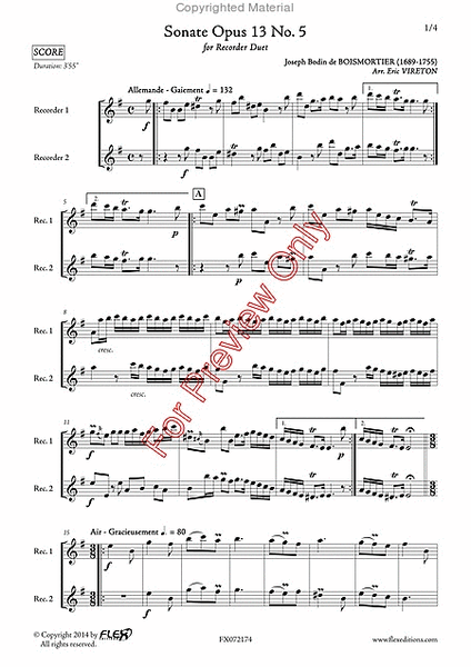 Sonata Opus 13 No. 5 image number null
