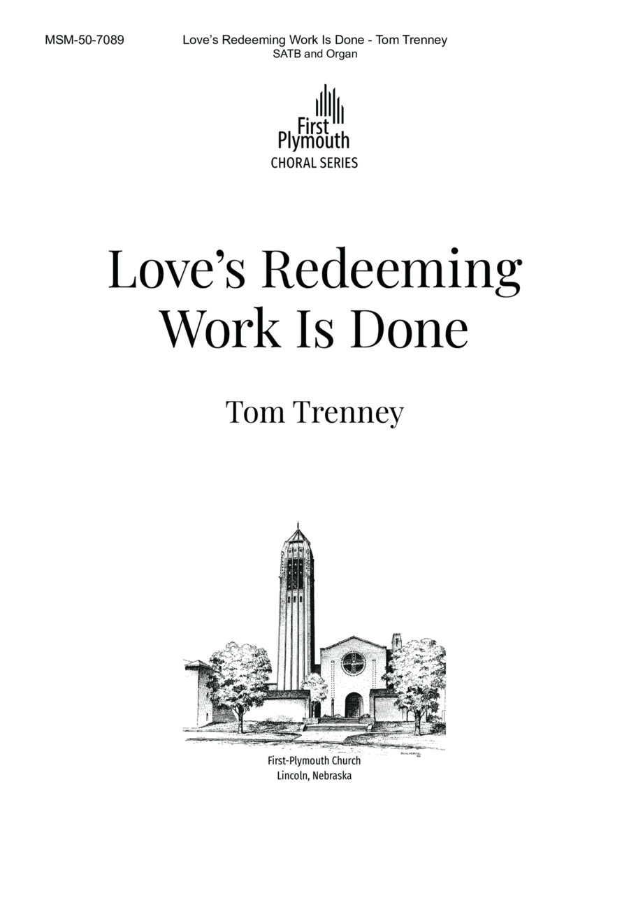 Love's Redeeming Work Is Done 4-Part scores gallery preview page 1