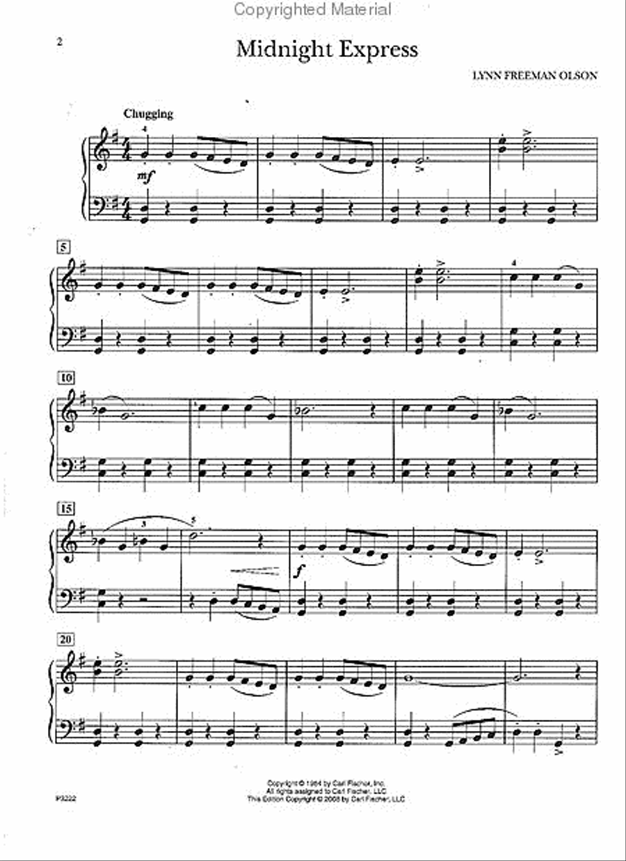 Midnight Express Easy Piano scores gallery preview page 2
