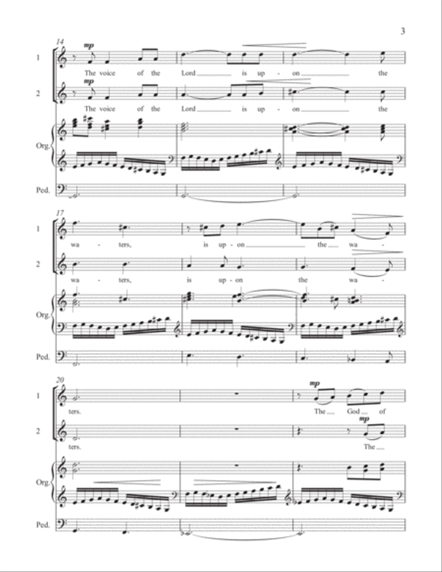 Windows of Grace: 2. All Who Are Baptized in Christ 2-Part scores gallery preview page 3