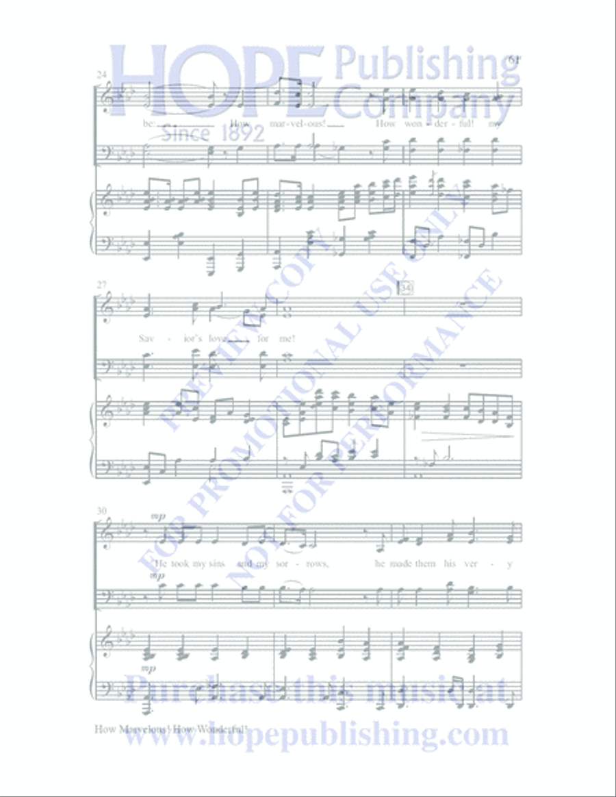 My Savior's Love My Savior's Love Listening CD scores gallery preview page 63