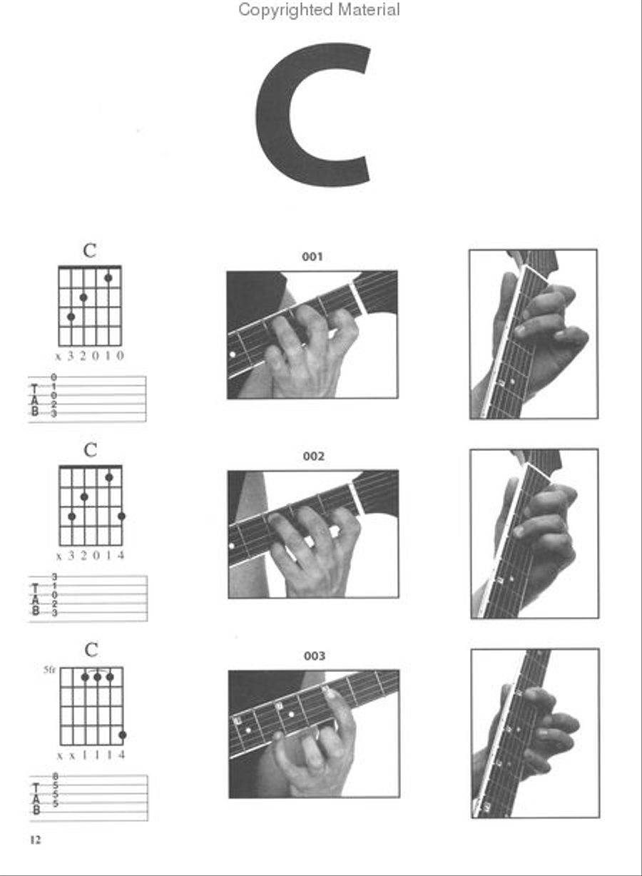 The Only Chord Book You Will Ever Need! Guitar Tablature scores gallery preview page 2