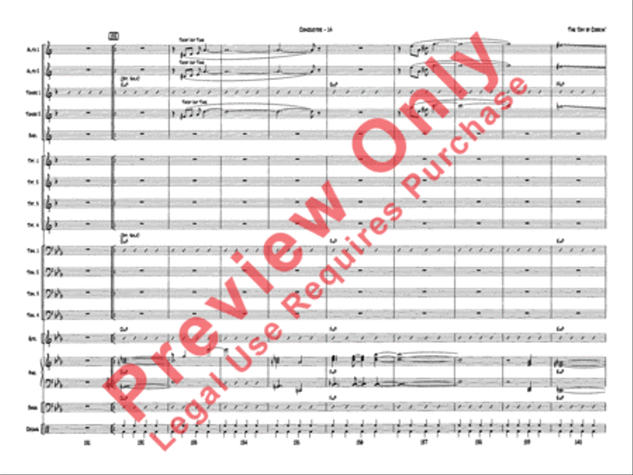 The Joy of Cookin' Jazz Ensemble scores gallery preview page 17