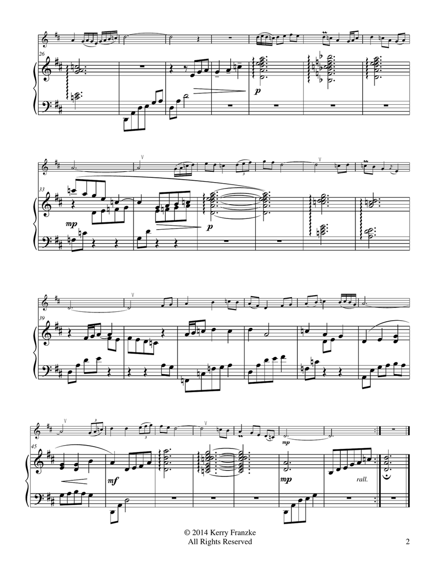 The Fisherman's Song Small Ensemble scores gallery preview page 2