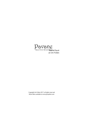 Pavane Opus 50 for Brass Band