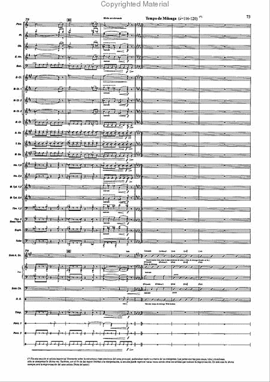 Concertango Concert Band scores gallery preview page 74