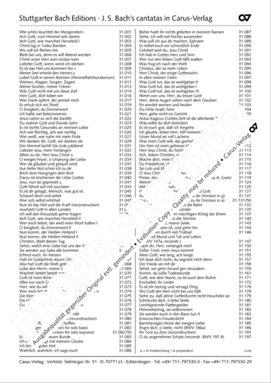 Wir wissen, so unser irdisches Haus 4-Part scores gallery preview page 17