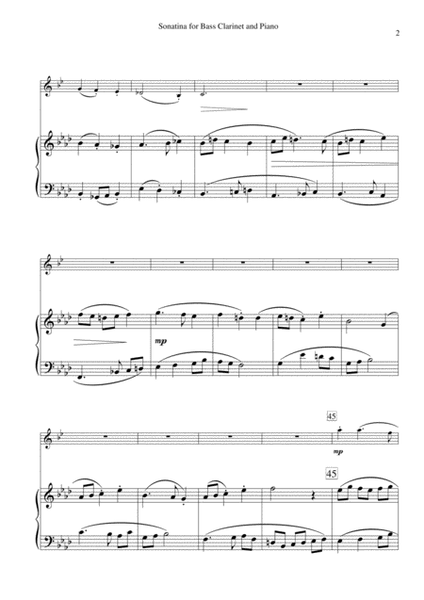 Sonatina for Bass Clarinet and Piano image number null