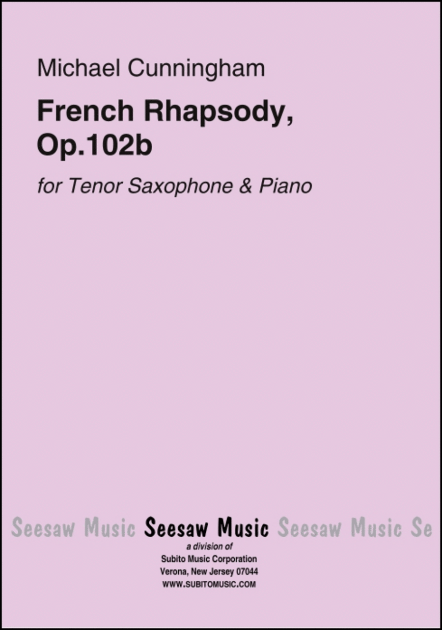 French Rhapsody Tenor Saxophone scores gallery preview page 1