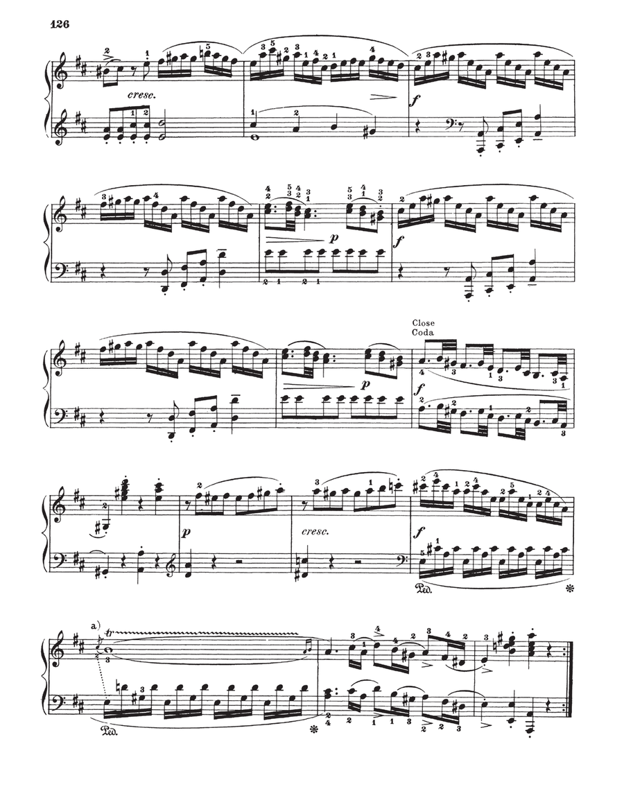 Sonata In D Major, K. 284 Piano Solo scores gallery preview page 3