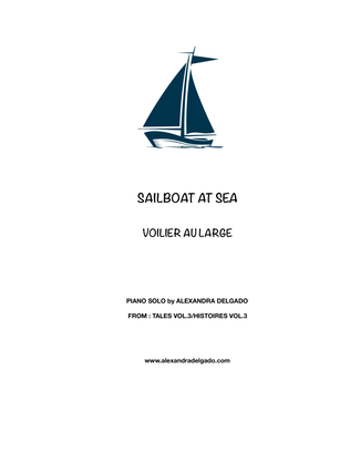 Sailboat at Sea/Voilier au large