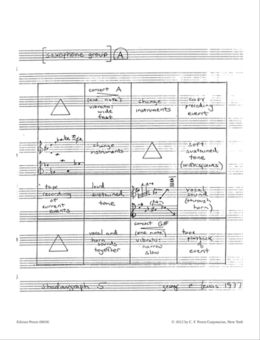 Shadowgraph, 5 Orchestra scores gallery preview page 2