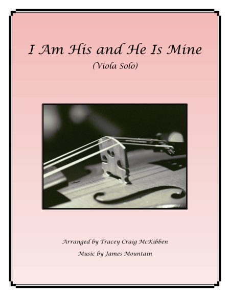 I Am His and He Is Mine (Viola Solo) image number null