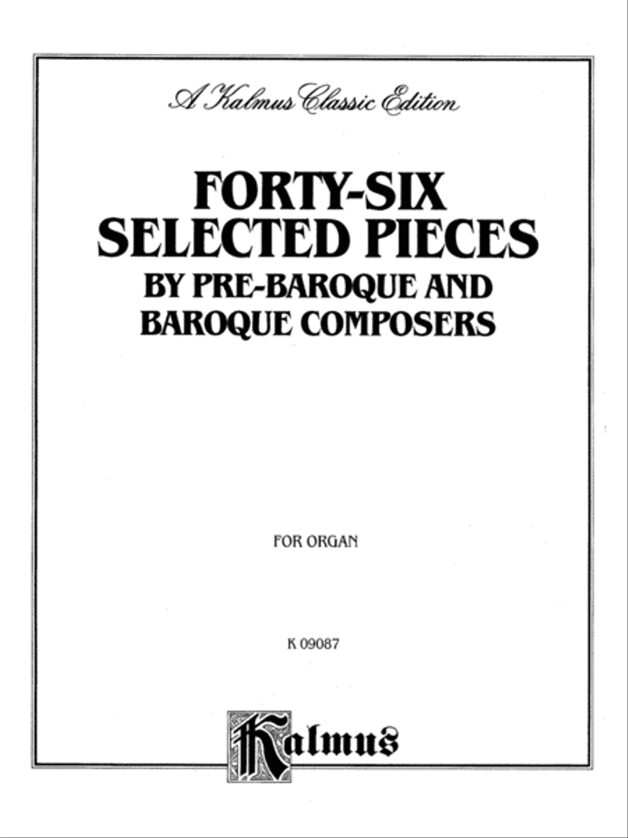 Baroque and Pre-Baroque Composers Organ scores gallery preview page 2