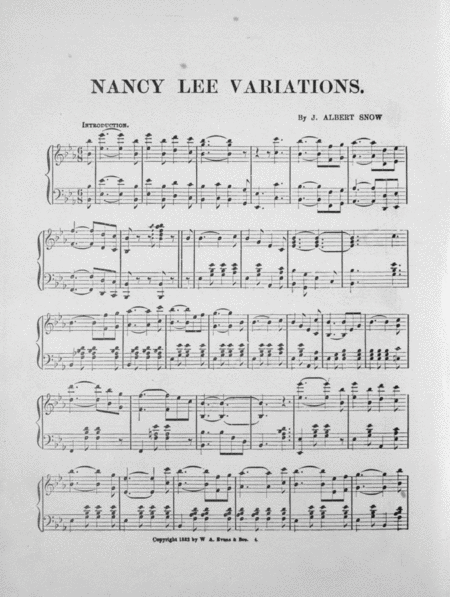 Nancy Lee. Variations