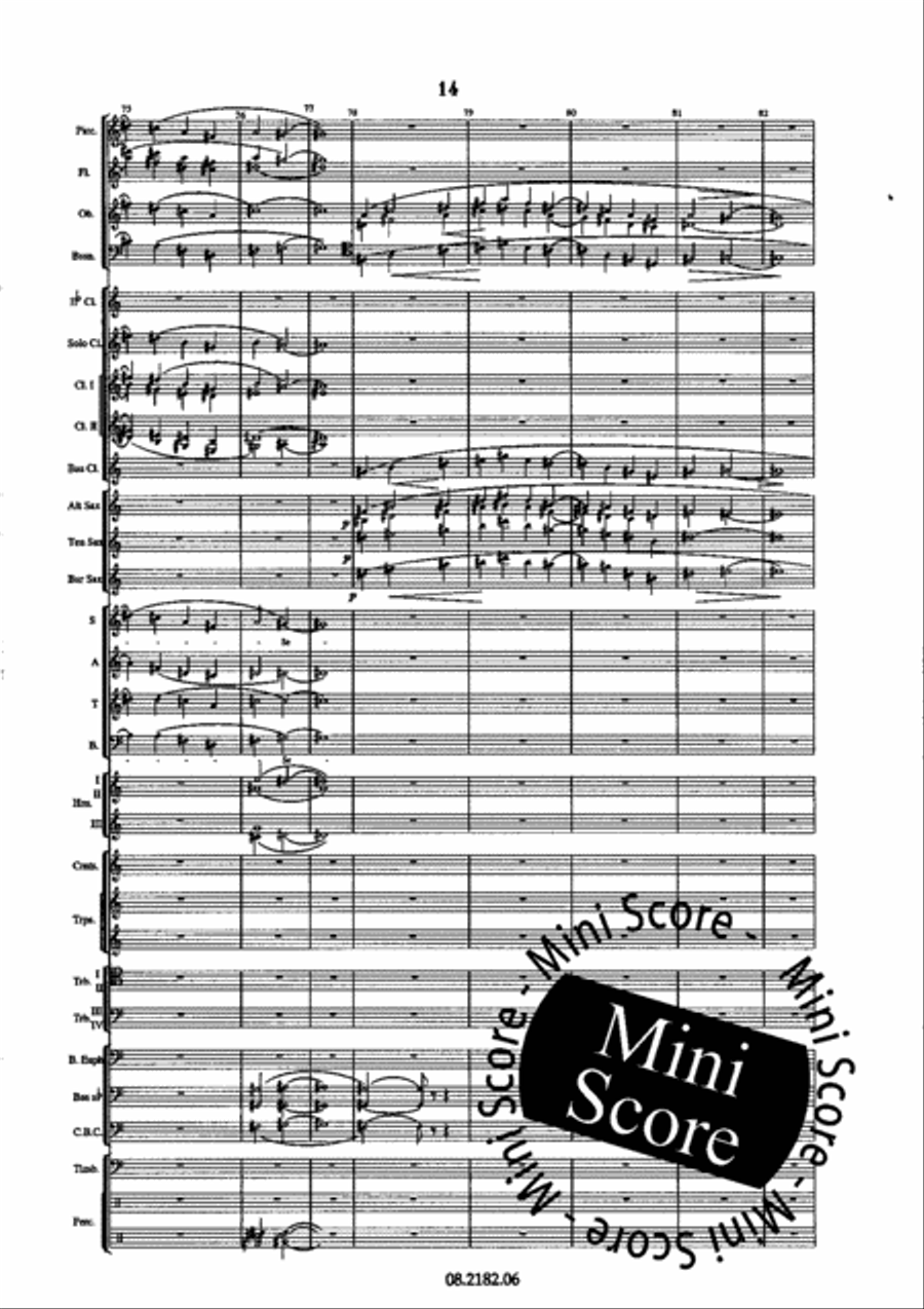 Oratorio Olympique SATB/Harmonie 4-Part scores gallery preview page 18