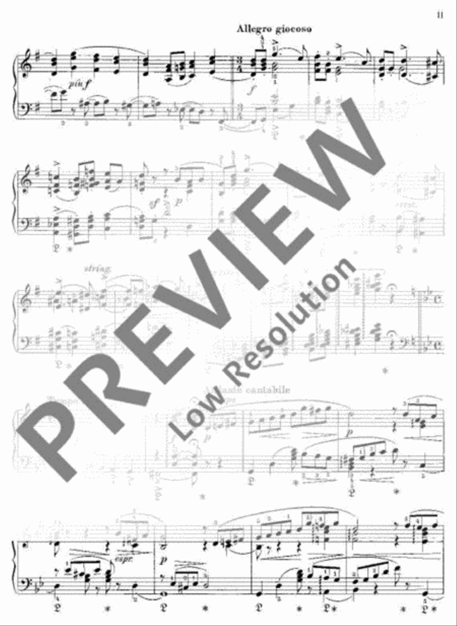 Selected Piano Works Piano Solo scores gallery preview page 12