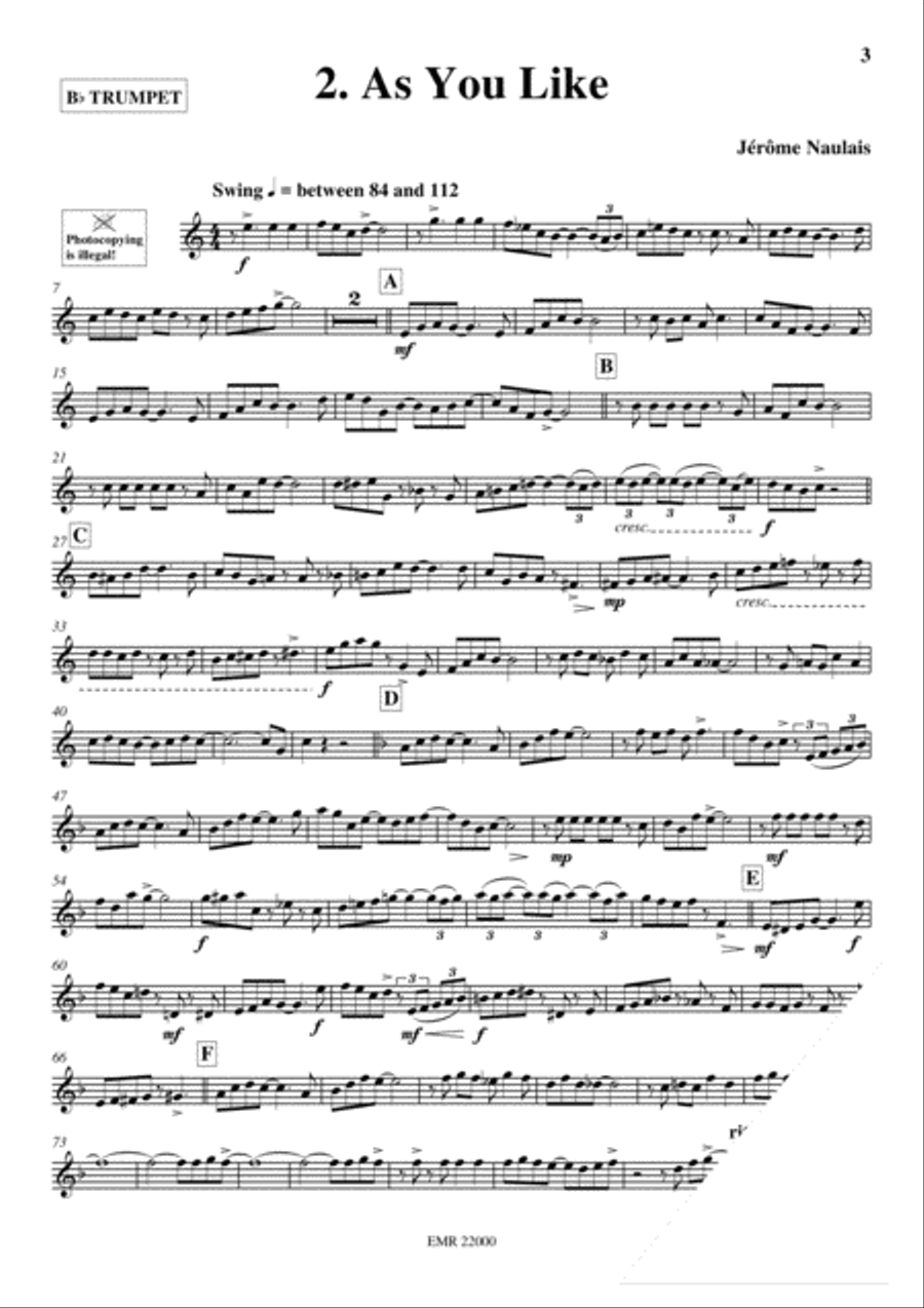 Play With Your Band Volume 1 Trumpet scores gallery preview page 4