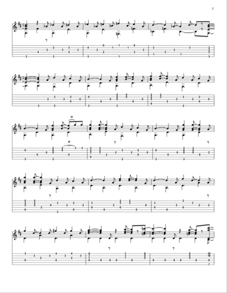 Outro in D minor (No.1) Outro in D minor (No.1) Part scores gallery preview page 2