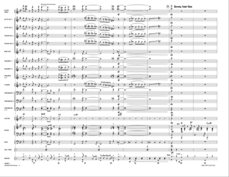 All Hail The Power All Hail The Power Jazz Ensemble scores gallery preview page 3