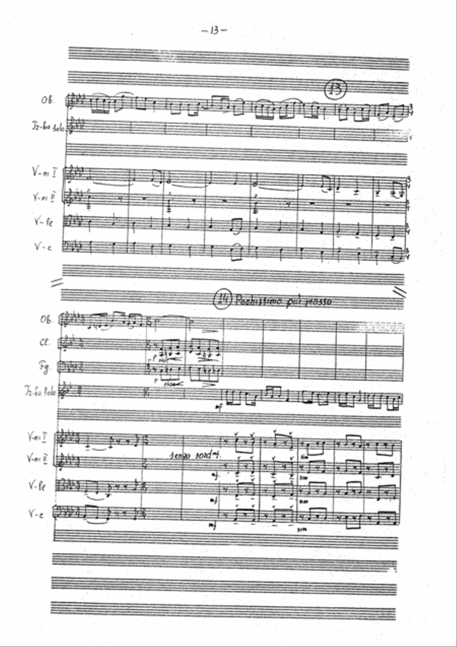 Konzert c-moll, Op. 42 Orchestra scores gallery preview page 14